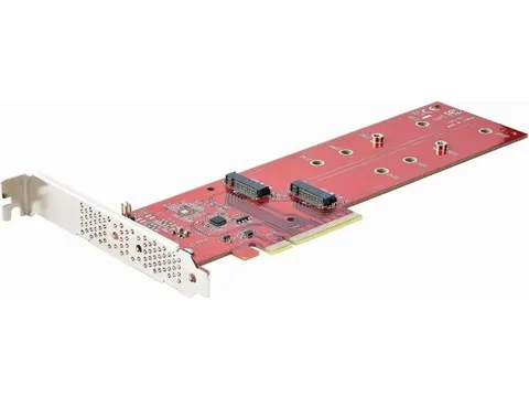 Dual M.2 PCI Express SSD Adapter Kaart