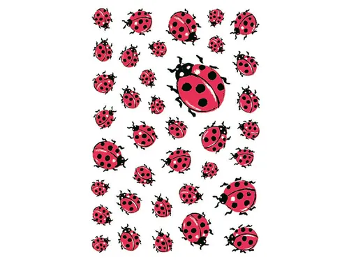 Sticker Etiket Herma 5439 Lieveheersbeestje 111 stuks