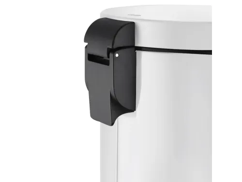Serene pedaalemmer 20 liter met metalen Binnenemmer Wit