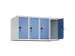 opzetkast,v. locker,4vak.,vak B 250mm,HxBxD 500x1000x500mm,vleugeldeur