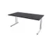In hoogte verstelbaar bureau,HxBxD 720-840x1600x800mm,CC-zwart