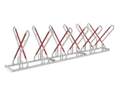 fietsenrek,L 3240mm,2x6instelplaatsen,gebruik tweezijdig