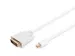 DisplayPort-adapterkabel type mini DP DVI(24+1) St/St 2m Wit