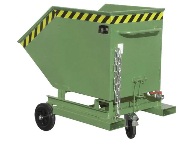 Kiepwagen voor spaanders,HxLxB 1090x1320x900mm,0,4m³,draagverm. 300kg