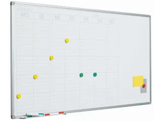 Planbord 60x120cm Softline profiel 8mm Week EN - 1