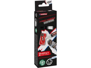Edding 6900 X multi marker set zwart/wit color 2 stuks - 3