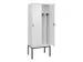 locker voor scheiding van kleding,HxBxD 2120x800x500mm,2vak