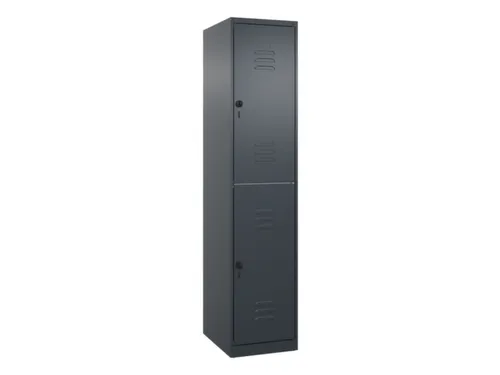 dubbeldekse locker,HxBxD 1850x400x500mm,1x2vak.,vak B 400mm