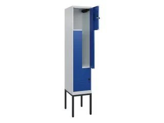 Z-garderobekast,HxBxD 2120x400x500mm,vak B 200/400mm,draaigrendel - 2