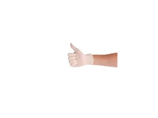 Handschoenen latex gepoederd Large wit 10x100 Stuks - 3