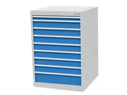 ladekast,HxBxD 1019x705x736mm,9lade(n),volledig uittrekbaar