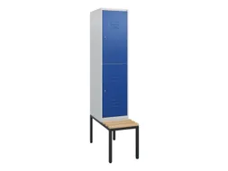 Dubbeldekse dekenkist,HxBxD 1950x400x815mm,1x2vak.,vak B 400mm