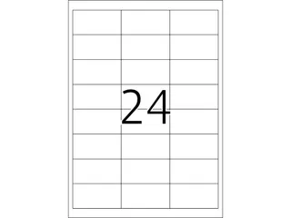 Etiket 66x33.9mm 2400 Stuks - 1