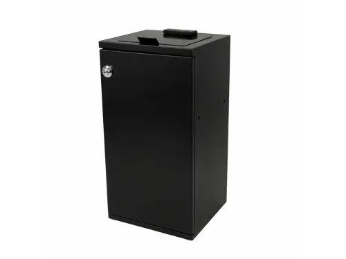 Modulaire Afvalbak met Deur en Zakhouder 85 liter Mat Zwart