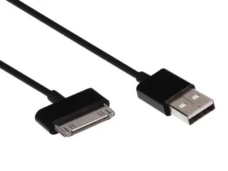 Apple 30-Polig (Mannelijk) Naar USB 2.0 A (Mannelijk) Kabel - Zwart - - 1