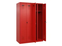 locker voor scheiding van kleding,HxBxD 1850x1200x500mm,4vak