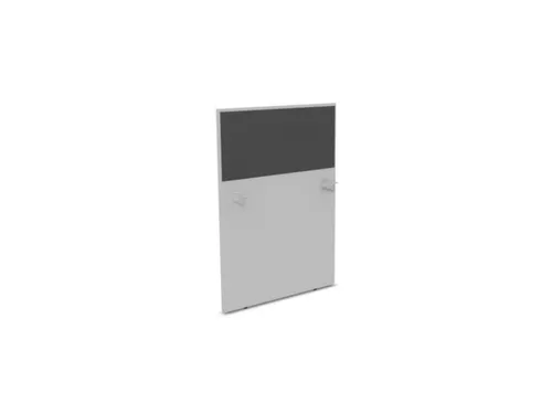 baliepaneel bureau aanbouw links MP-lichtgrijs BN8010-antraciet 800mm