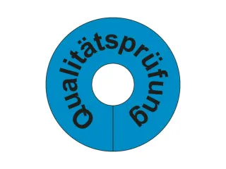 signaalring,v. gaasbox,“Kwaliteitskeuring",v. opsteken,PVC,blauw - 1
