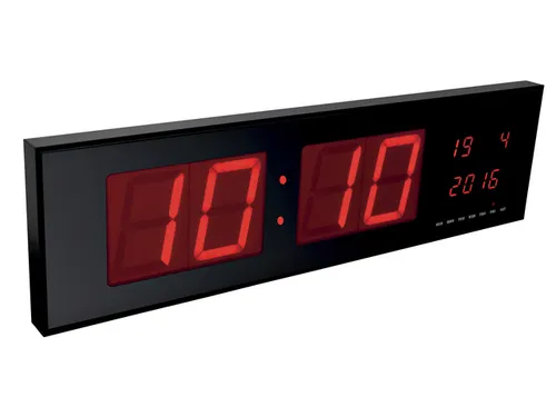 Wandklok Perel met LED display