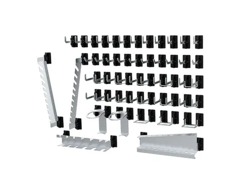 Houderassortiment,V. Perfoplaat,40-Dlg.,Incl. Houder