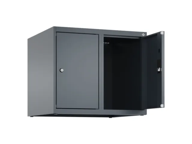 opzetkast,v. locker,2vak.,vak B 300mm,HxBxD 500x600x500mm,vleugeldeur