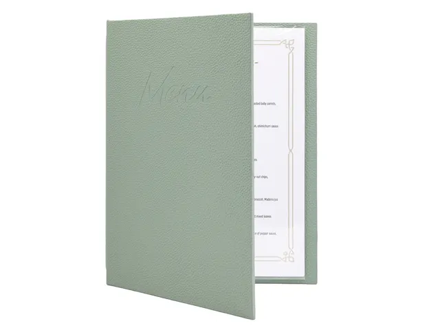Menukaart Securit Signature A4 groen