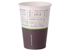 Beker karton Sensations Bio CupR 180ml composteerbaar 25x100 stuks