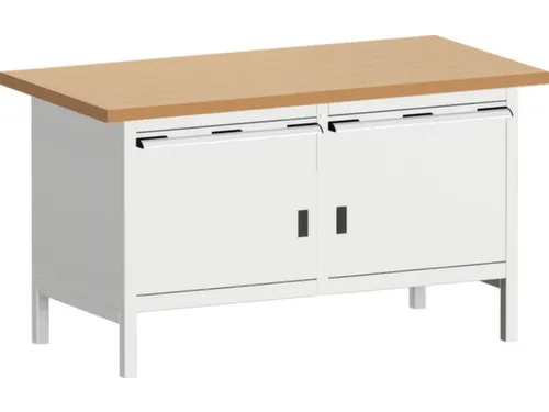 werkbank met opbergruimte,HxBxD 840x1500x750mm,beukenblad