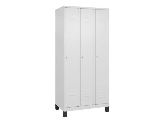 locker,HxBxD 1950x900x500mm,3vak,vak B 300mm,cil.-slot,voeten