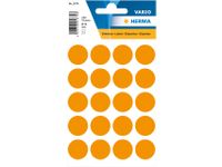 Etiket Herma 1874 Rond 19mm Fluor Oranje 100 Stuks