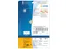 HERMA 8964 Transparante Inkjet folie-etiketten A4 210x297mm 10 stuks