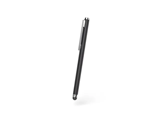 Stylus Pen Hama Slim met soft touch punt en clip zwart