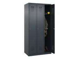 locker,HxBxD 1850x900x500mm,3vak,vak B 300mm,cil.-slot,staand op vloer