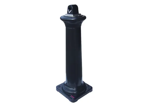 Asbak staand Rubbermaid peukenzuil tuscan zwart