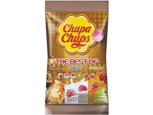 Chupa Chups Lollies The Best Of Assorti Pak 120 stuks