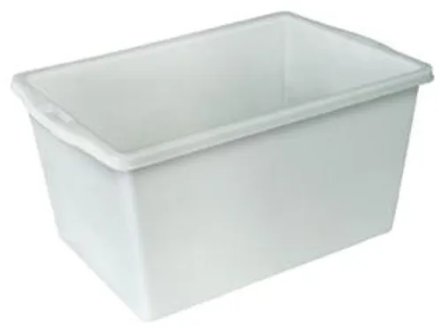 Conische Bak Pe Hxlxb 330X640X430Mm Inhoud 60L Naturel Wit