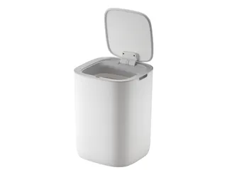 Morandi Trendy Vierkante Afvalbak Smart Sensor Bin 12 Liter Wit - 1