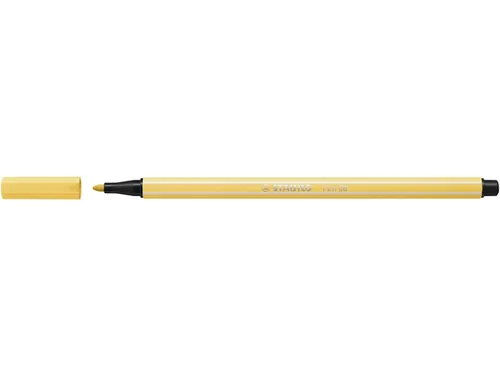 Viltstift STABILO Pen 68/23 medium lichtgeel