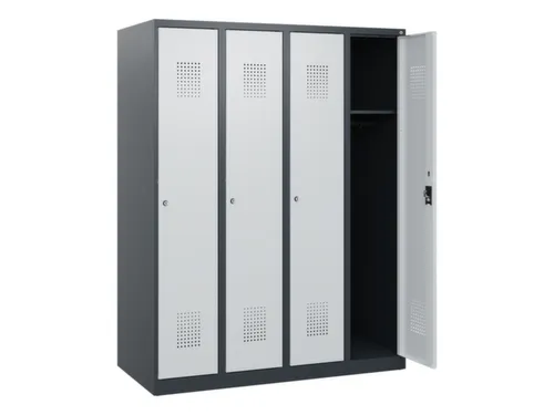 schoollocker,HxBxD 1530x1200x500mm,4vak,vak B 300mm,cil.-slot