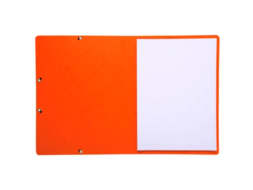 Elastomap zonder klep glanskarton 355gm² A4 Oranje