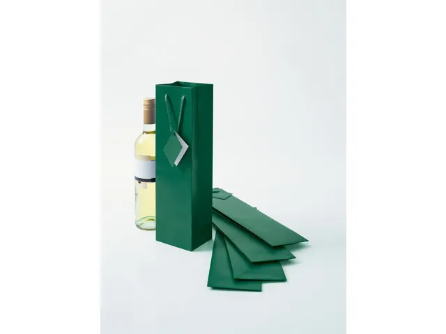 Cadeautas Sigel fles, opaal groen
