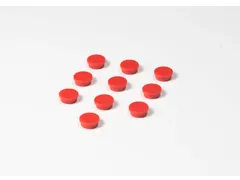 Memomagneten Smit Visual Rond 20mm Rood 10 stuks