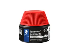 Viltstiftvulling Staedtler Lumocolor permanent 15ml rood