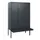 Dubbeldekse dekenkist,HxBxD 1950x1200x815mm,3x2vak.,vak B 400mm