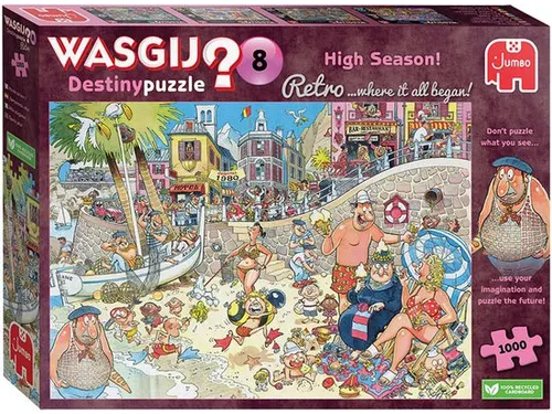 Puzzel Wasgij Retro Destiny 8 Hoogseizoen! 1000 stukjes