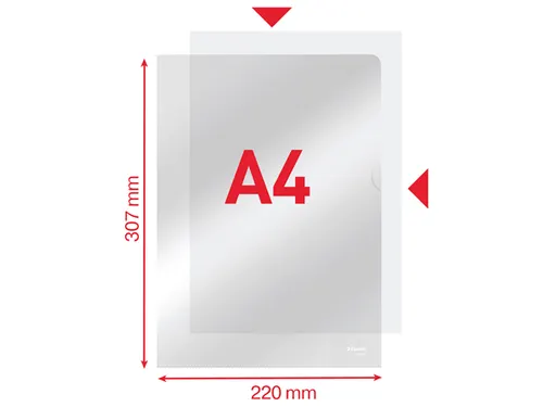 L-map Esselte Standaard A4 Pp Transparant 0.11mm