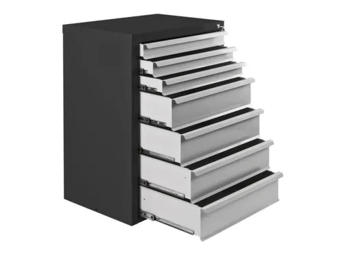 ladekast,HxBxD 900x700x435mm,7lade(n),volledig uittrekbaar
