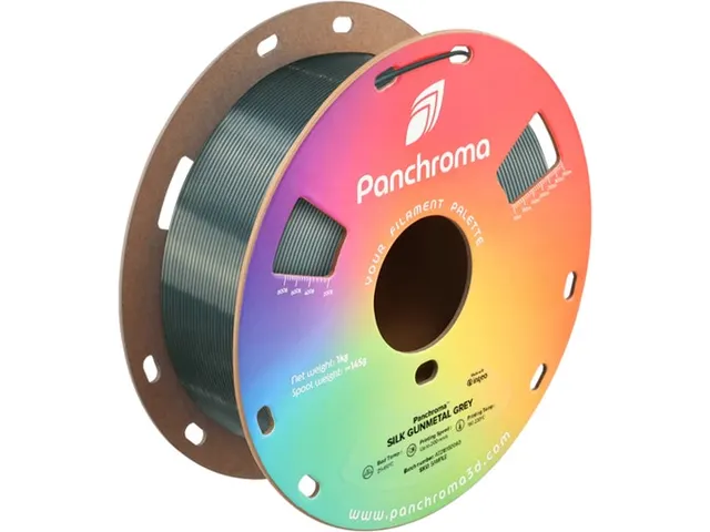 PLA Silk 1,75mm zilver/grijs 1kg Panchroma 3D Filament