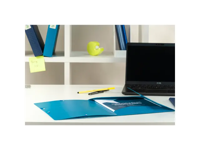 Elastomap 3 kleppen polypropyleen 7/10de Forever PP A4 Blauw