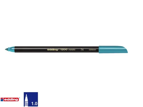 Fineliner edding 1200 metallic groen 1.0mm